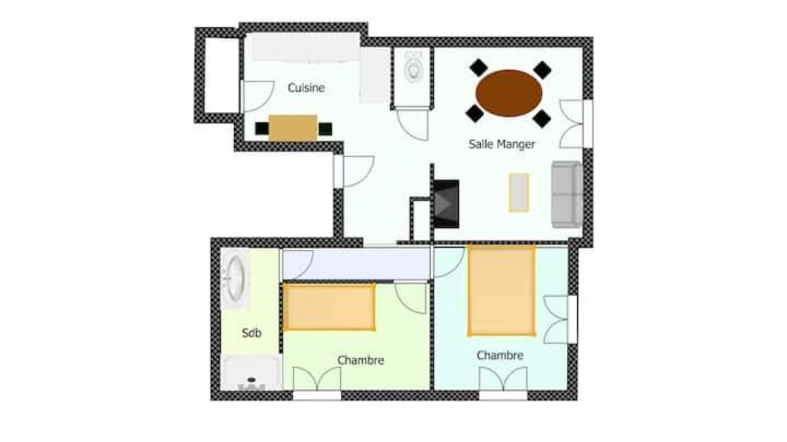 Appartement Simple Sur Argenteuil, Proche Paris Екстериор снимка